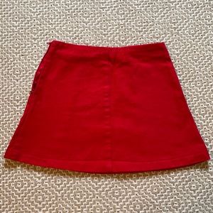 BRANDY MELVILLE - JOHN GALT red denim skirt